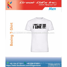 100% coton impression de boxe 190 grammes t-shirt OEM